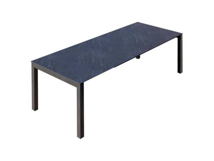 Zebra Ohio Ausziehtisch 170/230x95cm Aluminium/HPL Dunkelgrau von garten&freizeit.de