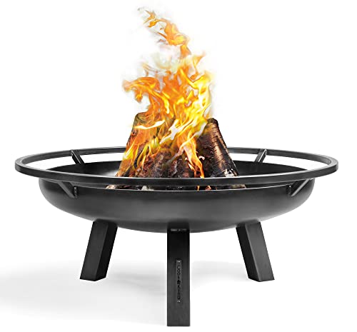 gartendekoparadies.de Feuerschale „Porto“ Feuerstelle Gartendeko aus Stahl (70 cm) von gartendekoparadies.de
