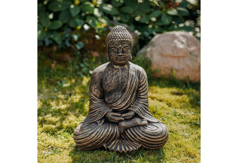 gartendekoparadies.de Gartenfigur Buddha Figur, H. 42 cm, 19 kg, Frostsicher gartendekoparadies.de Gartenfigur Buddha Figur, H. 42 cm, 19 kg, Frostsicher von gartendekoparadies.de