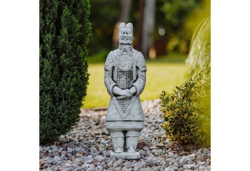 gartendekoparadies.de Gartenfigur Statue Chinesischer Terrakotta-Krieger, Steinfigur, H. 47 cm, 7 kg, Frostsicher gartendekoparadies.de Gartenfigur Statue Chinesischer Terrakotta-Krieger, Steinfigur, H. 47 cm, 7 kg, Frostsicher von gartendekoparadies.de