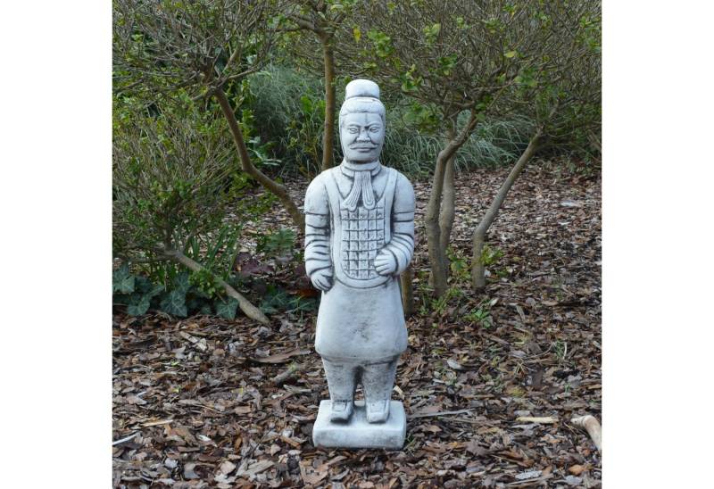 gartendekoparadies.de Gartenfigur Statue Chinesischer Terrakotta-Krieger, Steinfigur, H. 48 cm, 6 kg, Frostsicher gartendekoparadies.de Gartenfigur Statue Chinesischer Terrakotta-Krieger, Steinfigur, H. 48 cm, 6 kg, Frostsicher von gartendekoparadies.de