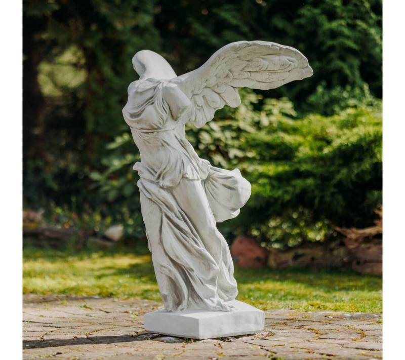 gartendekoparadies.de Gartenfigur Statue der Siegesgöttin Nike von Samothrake, H. 100 cm, 75 kg, Frostsicher von gartendekoparadies.de