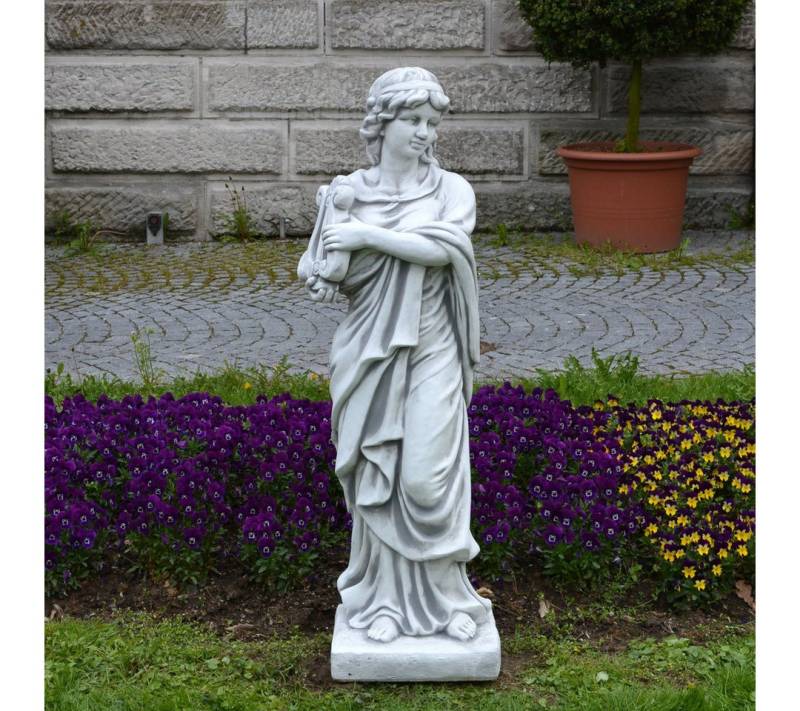 gartendekoparadies.de Gartenfigur Statue der Metis mit Harfe, H. 117 cm, 100 kg, Frostsicher gartendekoparadies.de Gartenfigur Statue der Metis mit Harfe, H. 117 cm, 100 kg, Frostsicher von gartendekoparadies.de