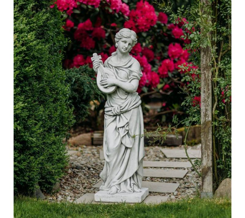 gartendekoparadies.de Gartenfigur Statue der Euterpe mit Mandoline, H. 117 cm, 98 kg, Frostsicher gartendekoparadies.de Gartenfigur Statue der Euterpe mit Mandoline, H. 117 cm, 98 kg, Frostsicher von gartendekoparadies.de