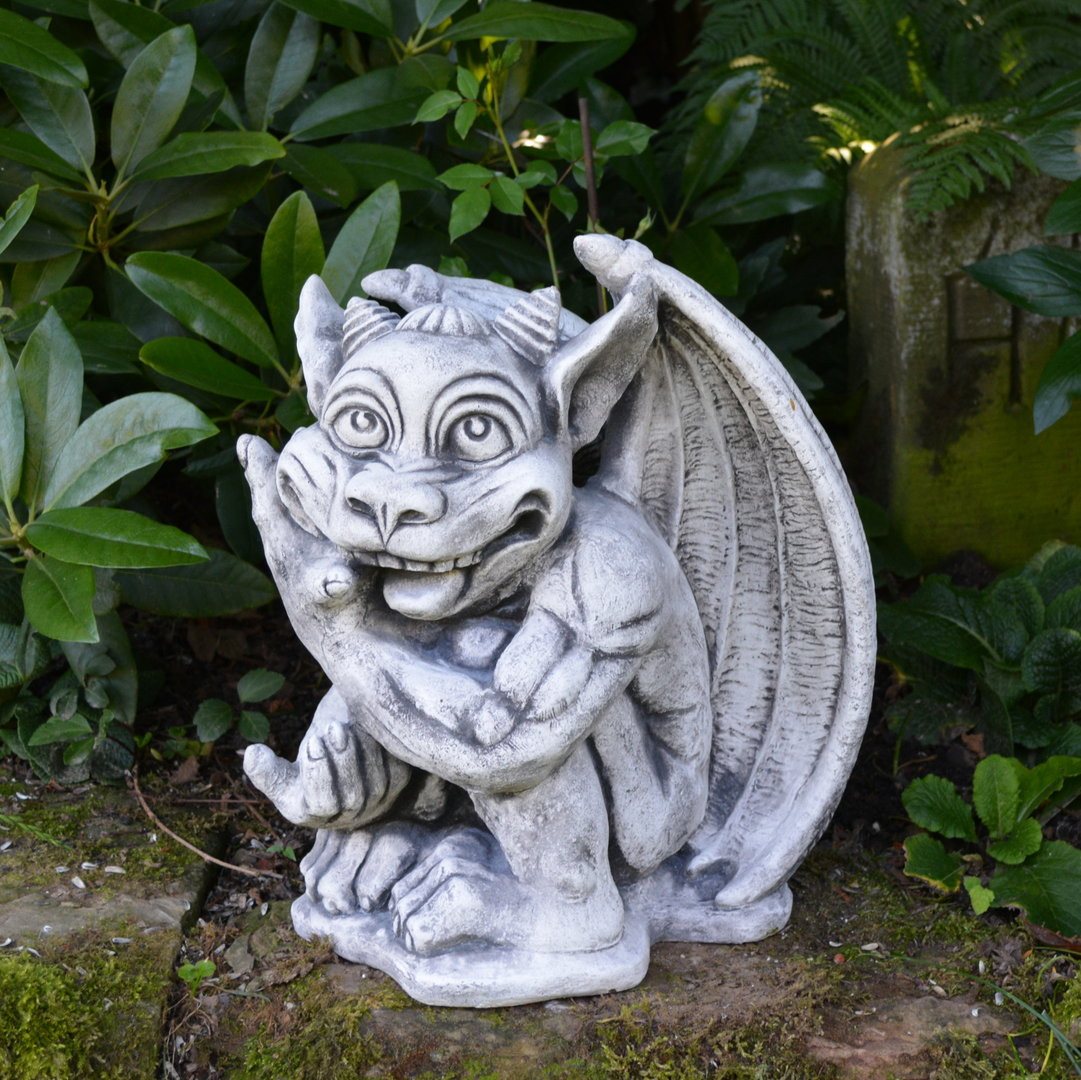 gartendekoparadies.de Gartenfigur Torwächter Gargoyle, H. 38 cm, 23 kg, Frostsicher gartendekoparadies.de Gartenfigur Torwächter Gargoyle, H. 38 cm, 23 kg, Frostsicher von gartendekoparadies.de