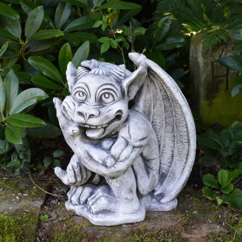 gartendekoparadies.de Gartenfigur Torwächter Gargoyle, H. 38 cm, 23 kg, Frostsicher gartendekoparadies.de Gartenfigur Torwächter Gargoyle, H. 38 cm, 23 kg, Frostsicher von gartendekoparadies.de