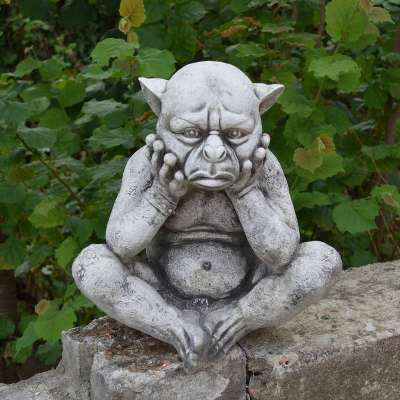 gartendekoparadies.de Gartenfigur Gargoyle der Torwächter, H. 39 cm, 22 kg, Frostsicher gartendekoparadies.de Gartenfigur Gargoyle der Torwächter, H. 39 cm, 22 kg, Frostsicher von gartendekoparadies.de