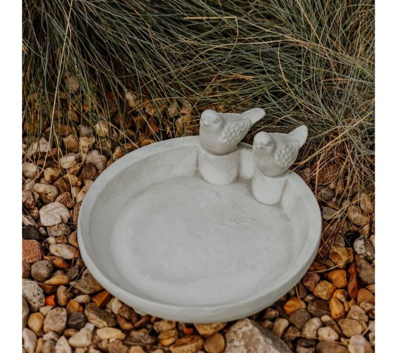 gartendekoparadies.de Gartenfigur Kleine Trinkschale mit Zwei Vögeln, H. 10 cm, 2 kg, Frostsicher gartendekoparadies.de Gartenfigur Kleine Trinkschale mit Zwei Vögeln, H. 10 cm, 2 kg, Frostsicher von gartendekoparadies.de