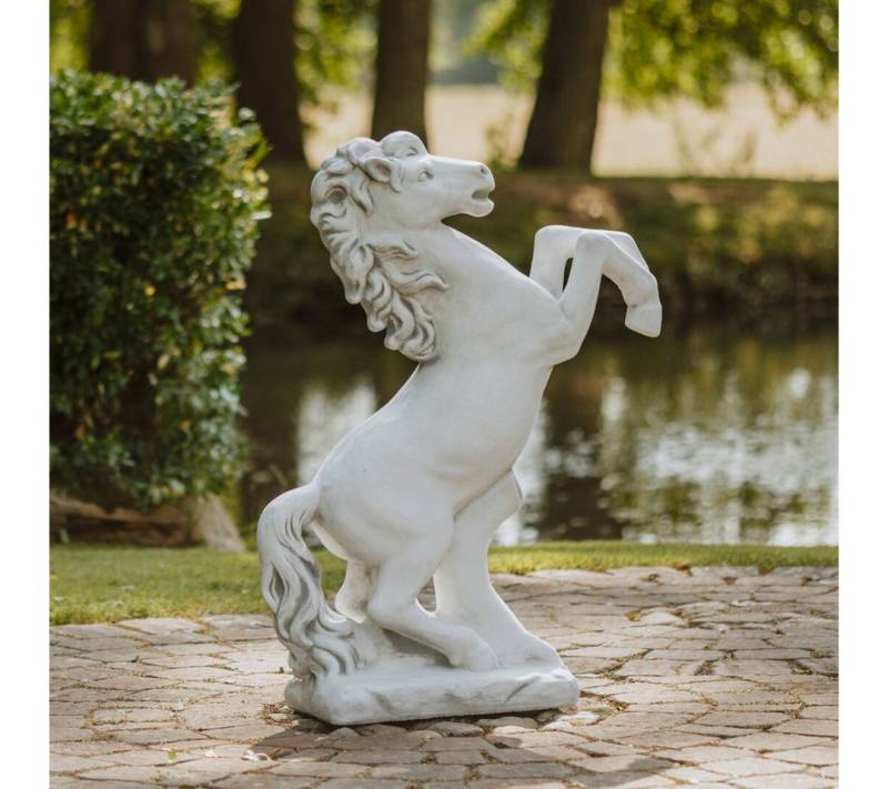 gartendekoparadies.de Gartenfigur Stehendes Pferd, H. 100 cm, 98 kg, Frostsicher gartendekoparadies.de Gartenfigur Stehendes Pferd, H. 100 cm, 98 kg, Frostsicher von gartendekoparadies.de