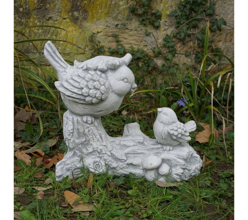 gartendekoparadies.de Gartenfigur Lustiges Vogel-Paar auf AST, Steinfigur, H. 30 cm, 9 kg, Frostsicher gartendekoparadies.de Gartenfigur Lustiges Vogel-Paar auf AST, Steinfigur, H. 30 cm, 9 kg, Frostsicher von gartendekoparadies.de