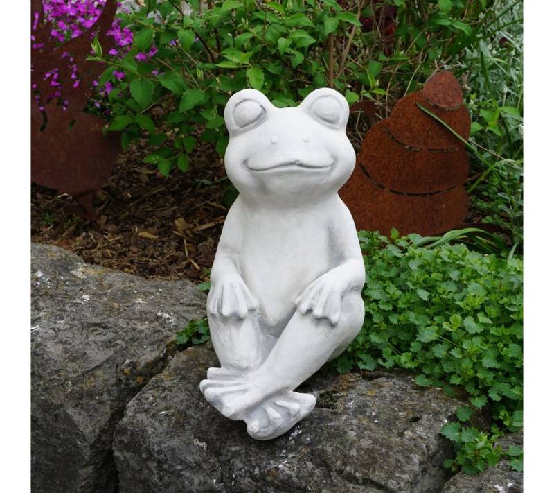 gartendekoparadies.de Gartenfigur Froggi – der glückliche Frosch, H. 29 cm, 11 kg, Frostsicher gartendekoparadies.de Gartenfigur Froggi – der glückliche Frosch, H. 29 cm, 11 kg, Frostsicher von gartendekoparadies.de