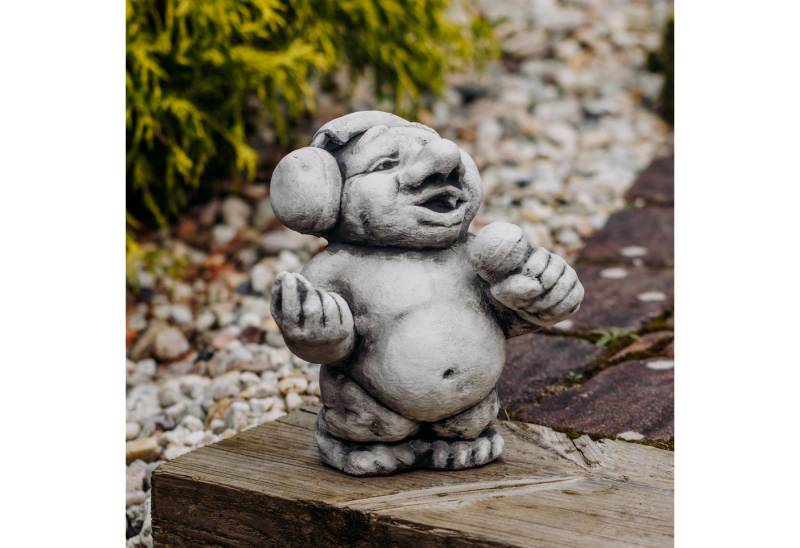 gartendekoparadies.de Gartenfigur Massive Steinfigur lustiger Troll DJ Rock Mich! Höhe 27 cm, 7 kg, Frostsicher gartendekoparadies.de Gartenfigur Massive Steinfigur lustiger Troll DJ Rock Mich! Höhe 27 cm, 7 kg, Frostsicher von gartendekoparadies.de