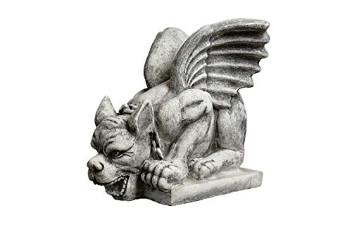 gartendekoparadies.de Gargoyle Torwächer Steinfiguren, 33/40 kg, Grau, frostsicher aus Steinguss für Außenbereich (Motiv 2) gartendekoparadies.de Gargoyle Torwächer Steinfiguren, 33/40 kg, Grau, frostsicher aus Steinguss für Außenbereich (Motiv 2) von gartendekoparadies.de