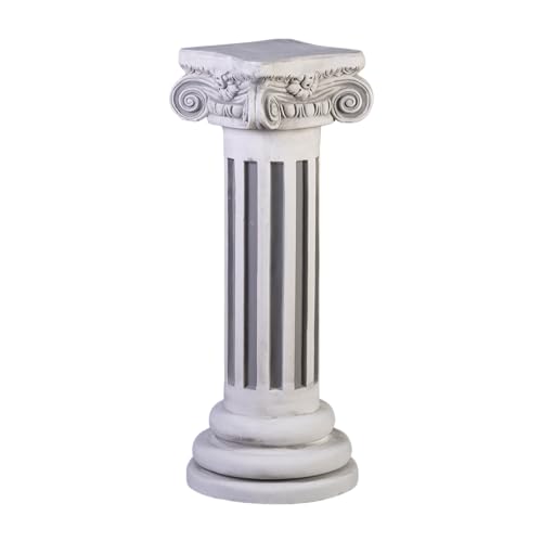 gartendekoparadies.de Griechische Säule, Steinsockel, H. 75 cm, Stellfläche 21 x 24 cm, 48 kg, Grau, frostsicher aus Steinguss für Außenbereich gartendekoparadies.de Griechische Säule, Steinsockel, H. 75 cm, Stellfläche 21 x 24 cm, 48 kg, Grau, frostsicher aus Steinguss für Außenbereich von gartendekoparadies.de