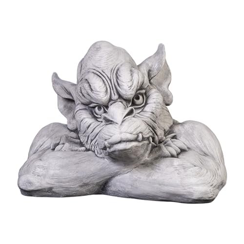 gartendekoparadies.de Gargoyle Büste, Steinfigur, H. 33 cm, 31 kg, Grau, frostsicher aus Steinguss für Außenbereich gartendekoparadies.de Gargoyle Büste, Steinfigur, H. 33 cm, 31 kg, Grau, frostsicher aus Steinguss für Außenbereich von gartendekoparadies.de