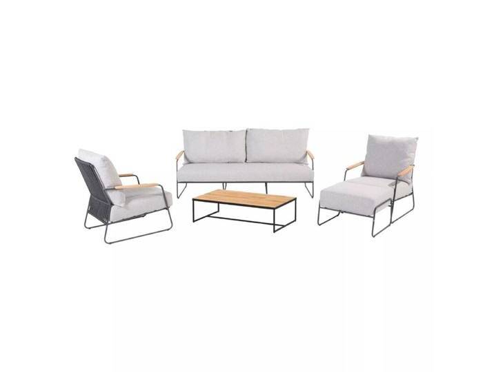 4Seasons Outdoor Balade Loungeset 4-tlg. plus Loungetisch - Loungetisch Strada 120x70 cm von gartenmoebel-company