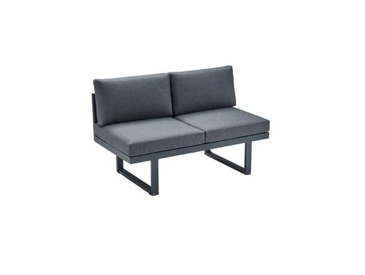 CASA DOMA Aragona DINING Lounge-Mittelteil 2-Sitzer, Aluminium von gartenmoebel-company