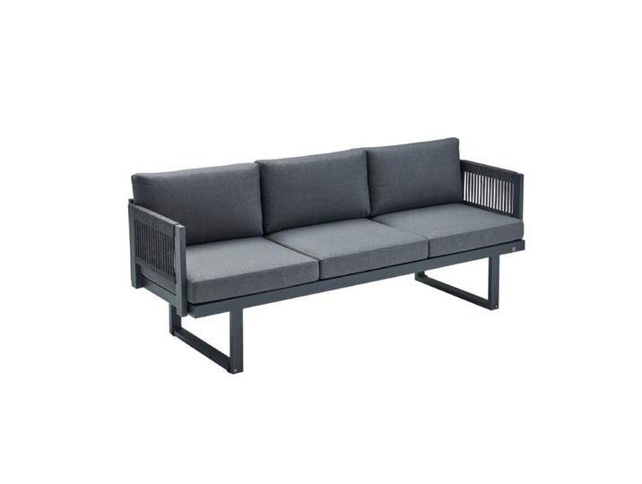 CASA DOMA Aragona DINING Loungesofa 3-Sitzer, Alu/Rope von gartenmoebel-company