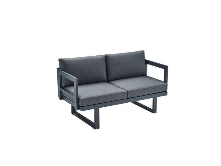 CASA DOMA Aragona Loungesofa 2-Sitzer, Aluminium von gartenmoebel-company
