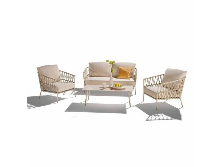 CASA DOMA Messina/Arista Loungeset 4-teilig - Rope fossil von gartenmoebel-company