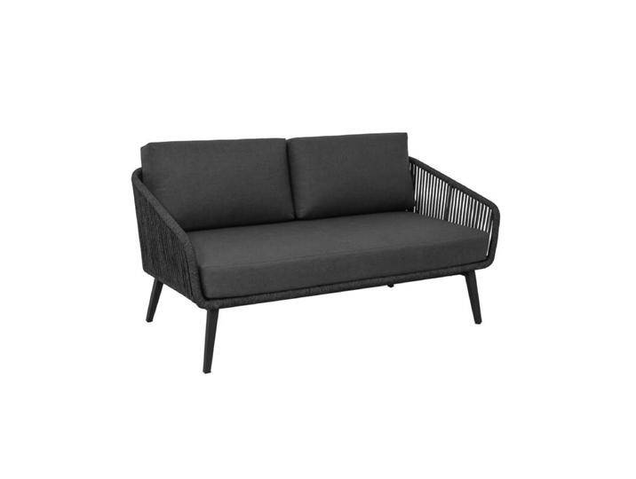CASA DOMA Ribera 2-Sitzer Loungesofa, Beine eckig - Sitzschale Rundform von gartenmoebel-company