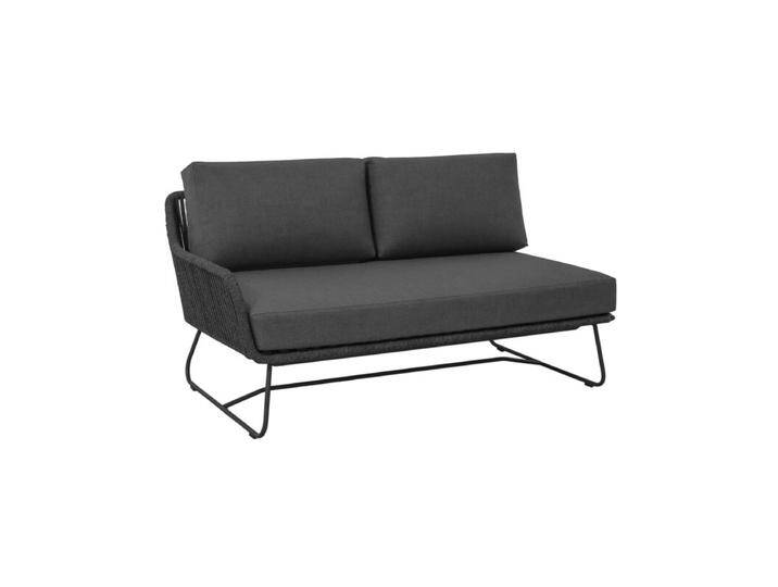 CASA DOMA Ribera 2-Sitzer Seitenteil links mit Kufen - Sitzschale L-Form von gartenmoebel-company