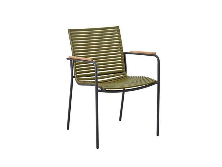 Cinas Mood Classic Stapelstuhl - Kunststoff oliv von gartenmoebel-company