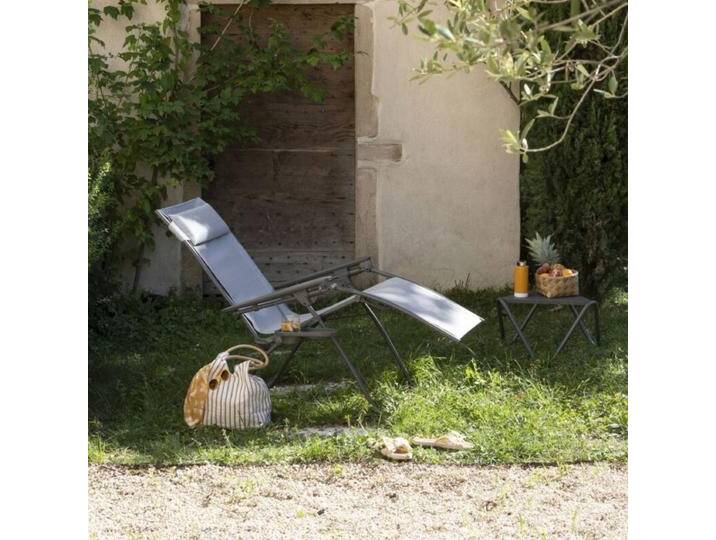 Lafuma Evolution Relaxsessel, Textilgewebe Batyline® Duo galet,klappbar, stufenlos verstellbar, verstellbare Rückenlehne, verstellbares Fußteil von gartenmoebel-company