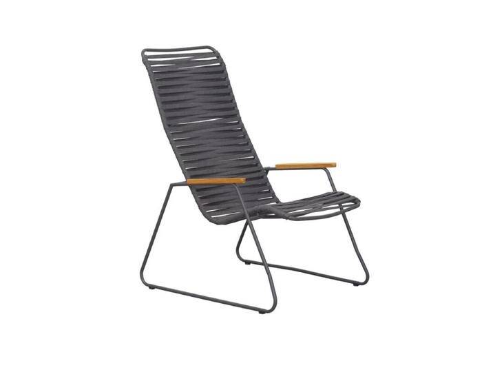 Liadomo Atina Loungesessel - Gestell Edelstahl anthrazit Sitz Rope anthrazit,Trendig & bunt von gartenmoebel-company