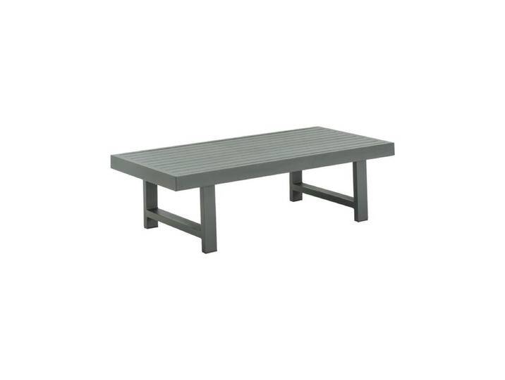 Liadomo Callipo Loungetisch,120×60 cm, komplett aus Aluminium in Anthrazit, wetterfest & rostfrei, vielfältig kombinierbar von gartenmoebel-company