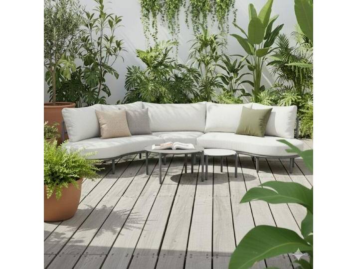 Liadomo Celano Loungeset, 5-teilig,Design-Highlight in organischer Form, modulare Lounge in Beige, für 4 bis 5 Personen,Skandinavisch Liadomo Celano Loungeset, 5-teilig,Design-Highlight in organischer Form, modulare Lounge in Beige, für 4 bis 5 Personen,Skandinavisch von gartenmoebel-company