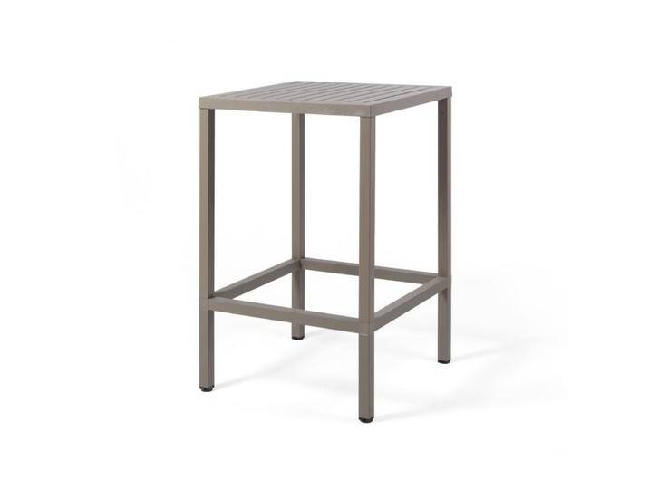 NARDI Cube High Bartisch Aluminium/Kunststoff - Gestell Alu taupe Tischplatte Kunststoff taupe - 80 × 80,Tischbein mit Höhenausgleich,Trendig & bunt NARDI Cube High Bartisch Aluminium/Kunststoff - Gestell Alu taupe Tischplatte Kunststoff taupe - 80 × 80,Tischbein mit Höhenausgleich,Trendig & bunt von gartenmoebel-company