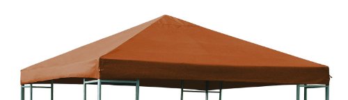 DEGAMO Universal-Ersatzdach für Pavillon 3x3 Meter, Terracotta von DEGAMO