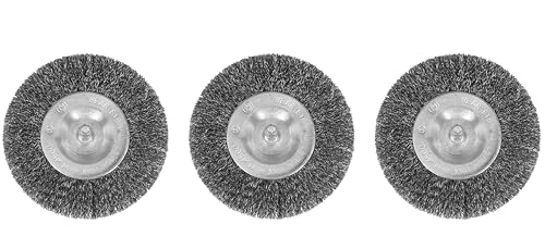 3er Set Fugenbürste passend für Akku Fugenbürste gartenteile AFB 1810 4010 Metall/Draht/runde Drahtbürste/Metallbürste von gartenteile
