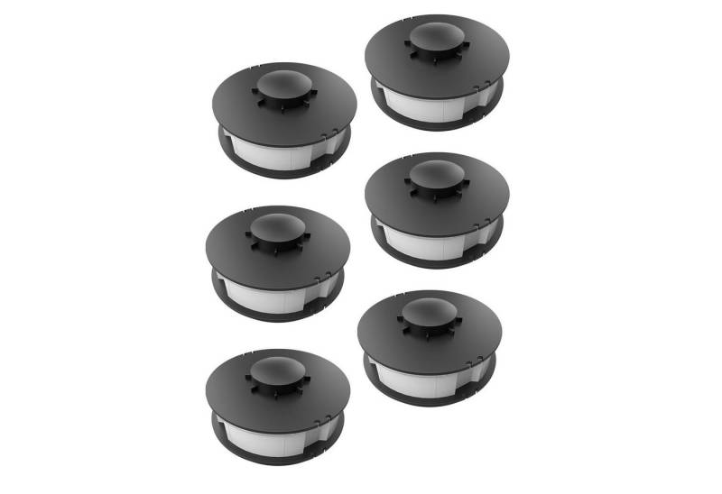 gartenteile Rasentrimmer-Ersatzspule 6x Doppelfaden-Spulen passend für Einhell Trimmer RTV 400,550,550/1 von gartenteile