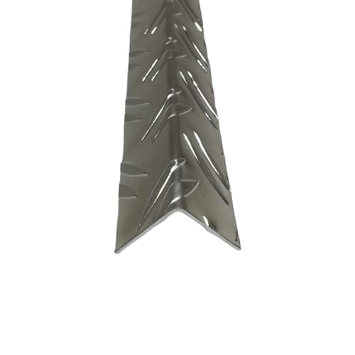 Alu Riffelblech Winkel Duett 2,5/4mm stark, Aluwinkel 3000 mm lang, Schenkel 25x25 mm Riffelblech Aluminium Winkelblech, Aluwinkel Alu Riffelblech Winkel Duett 2,5/4mm stark, Aluwinkel 3000 mm lang, Schenkel 25x25 mm Riffelblech Aluminium Winkelblech, Aluwinkel von gastro-blechdesign