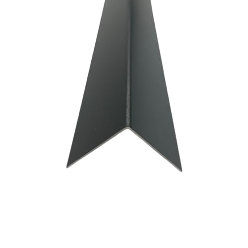 Alu Winkel grau, 1000mm Aluwinkel anthrazit 40x25 mm Schenkelinnenmaß aus Alu Ral7016 Anthrazitgrau 1,5 mm stark Dachblech Alu Kantenschutzprofil, Winkelblech Anthrazit von gastro-blechdesign