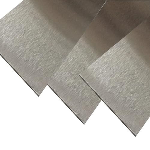 Edelstahl Lisene Blechstreifen 2000 * 110 mm Blechstreifen K240 geschliffen V2A 1,0mm stark Zierstreifen, Blechzuschnitt Edelstahl Blende V2a Edelstahl Zierblende V2a Streifen von gastro-blechdesign