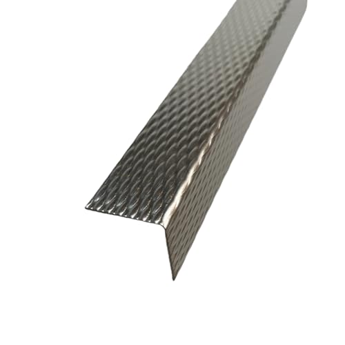 Edelstahl Winkel, 1000mm Winkel Profil 25x10 mm Schenkelinnenmaß aus Edelstahl 5WL, 1 mm stark L Profil, Winkelblech, Kantenschutzprofil von gastro-blechdesign