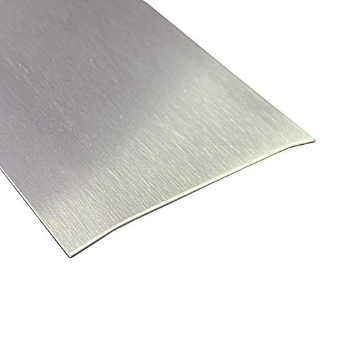 Übergangsprofil, Edelstahl k240 geschliffen, 1,5 mm stark, Übergangsprofile, 1150 x 60 mm Übergangsleiste,Übergangsschiene, Höhenausgleichprofil, Türleiste von gastro-blechdesign