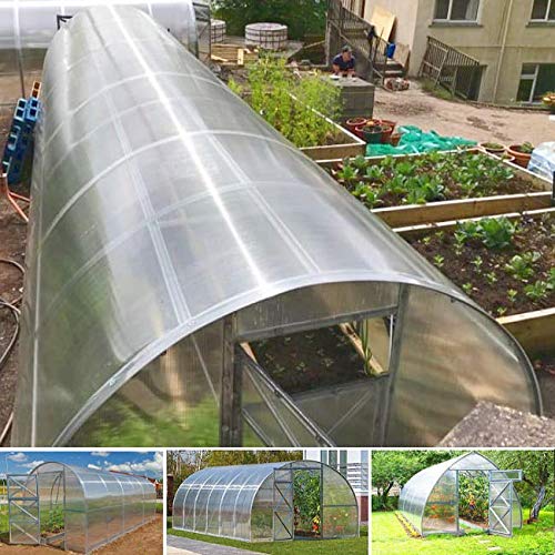 Gewächshaus, Polycarbonat, Tunnel, 3 x 10 m, verstärkt, für Garten, Pflanzen, Gewächshaus, 10 x 3 m, Pavillon, Prime von gazebiprofessionali.com