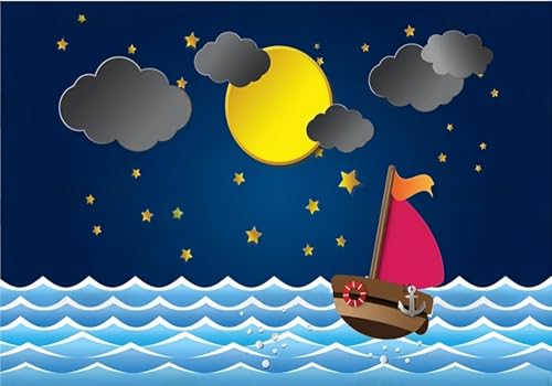 Fototapete 3d Effekt Tapete Cartoon Kinder Meer Himmel Schiff Natur Blau 300x240cm Wandbilder Vliestapete Seiden Wand Deko Wohnzimmer/Schlafzimmer Fototapete 3d Effekt Tapete Cartoon Kinder Meer Himmel Schiff Natur Blau 300x240cm Wandbilder Vliestapete Seiden Wand Deko Wohnzimmer/Schlafzimmer von gdkldfg