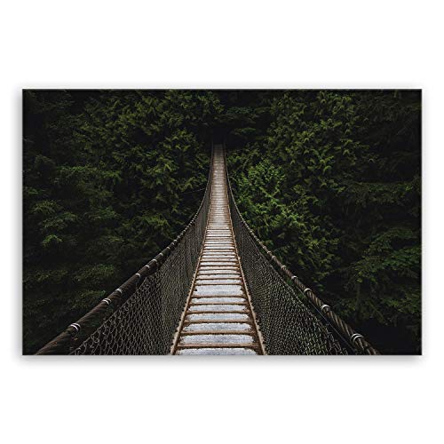 ge Bildet Bild auf Leinwand | Capilano Suspension Brücke in Kanada in 120x80 cm als Wandbild XXL | Wand-deko Dekoration Wohnung modern Bilder | 3100B ge Bildet Bild auf Leinwand | Capilano Suspension Brücke in Kanada in 120x80 cm als Wandbild XXL | Wand-deko Dekoration Wohnung modern Bilder | 3100B von ge Bildet