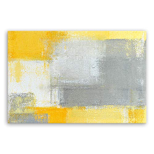ge Bildet Bild auf Leinwand | Grey and Yellow II abstraktes Bild Gelb Grau D in 120x80 cm als Wandbild XXL | Wand-deko Dekoration Wohnung modern Bilder | 50520172204 ge Bildet Bild auf Leinwand | Grey and Yellow II abstraktes Bild Gelb Grau D in 120x80 cm als Wandbild XXL | Wand-deko Dekoration Wohnung modern Bilder | 50520172204 von ge Bildet