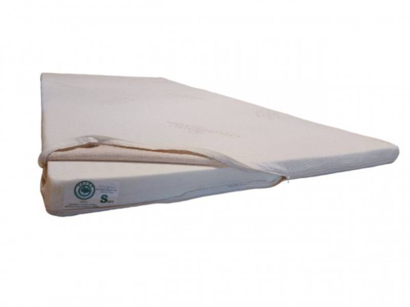 Matratzenauflage Naturlatex Topper HEVEA – Bio-Qualität – Vegan – 5 cm Höhe – waschbar geborgenschlafen, Topper Naturlatex für alle Schlaftypen & Matratzenarten geeignet Matratzenauflage Naturlatex Topper HEVEA – Bio-Qualität – Vegan – 5 cm Höhe – waschbar geborgenschlafen, Topper Naturlatex für alle Schlaftypen & Matratzenarten geeignet von geborgenschlafen