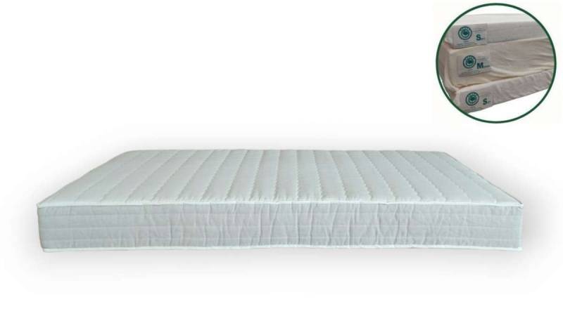 Naturmatratze 90x200 & 140x200 – Naturlatex Matratze– metallfrei, geborgenschlafen, 22 cm hoch, Öko-Matratze - Für Seiten-, Rücken- & Bauchschläfer geeignet von geborgenschlafen