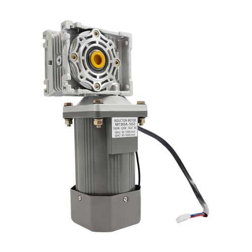 180W AC Getriebemotor 220V - 35NM Drehmoment, 0-27 U/min mit Drehzahlregler - Aluminium-Druckgussmotor für CNC/Maschinenbau/Fräsmaschinen/Druckmaschinen 10 * 6 * 9cm 180W AC Getriebemotor 220V - 35NM Drehmoment, 0-27 U/min mit Drehzahlregler - Aluminium-Druckgussmotor für CNC/Maschinenbau/Fräsmaschinen/Druckmaschinen 10 * 6 * 9cm von gegeweeret