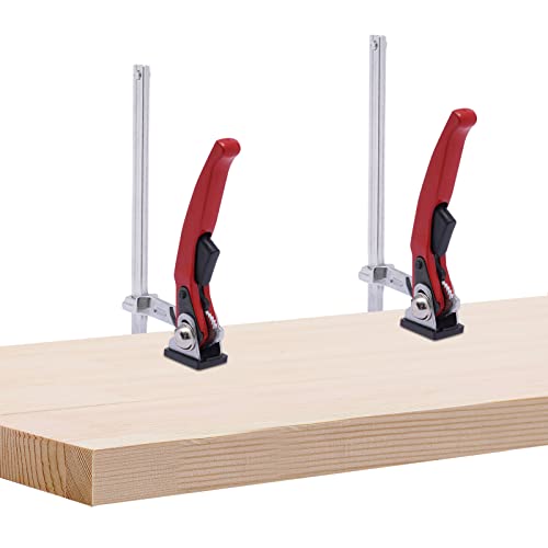 2er Einhandzwinge Hebelzwinge Tischzwinge Zwinge für einfaches und stabiles Fixieren von Holz Möbel mit einer Hand von gegeweeret