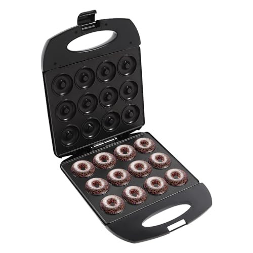 Donut Maker,1200W Donut Machine, 12-hole Donut Machine 3-5min,Donuts Backform,für ein Haus, eine Bäckerei, ein Café, eine Snackbar, ein Restaurant, ein Café von gegeweeret