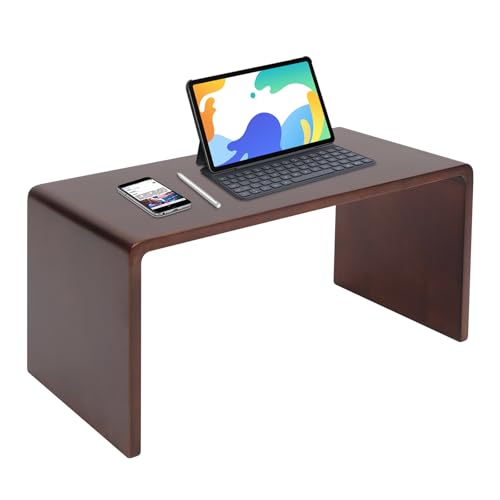 gegeweeret Beistelltisch C Form, Holz Kleiner Side Table, Kaffeetisch Kleiner Tisch, Sofa Tisch Beistelltische Bett, einsetzbar als Couchtisch, Telefontisch, Laptoptisch und Kaffeetisch von gegeweeret
